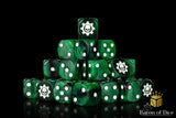 Green Cog, 16mm Dice