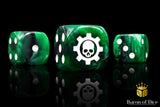 Green Cog, 16mm Dice