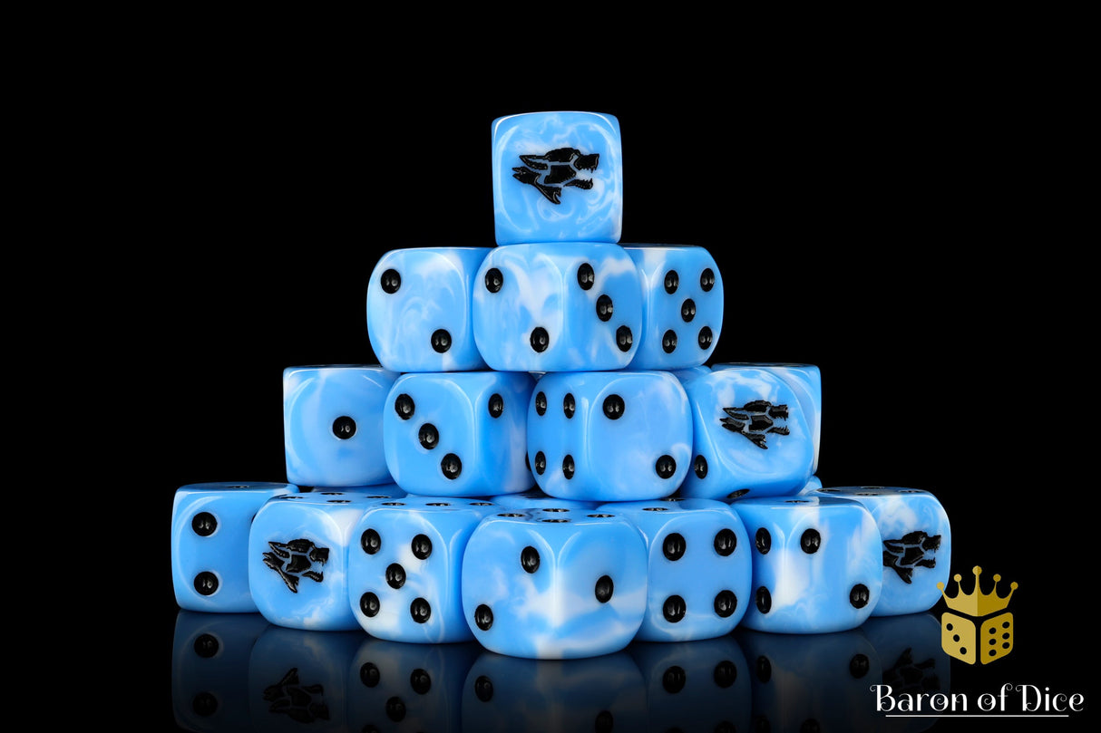 Frost Wolf 16mm Dice