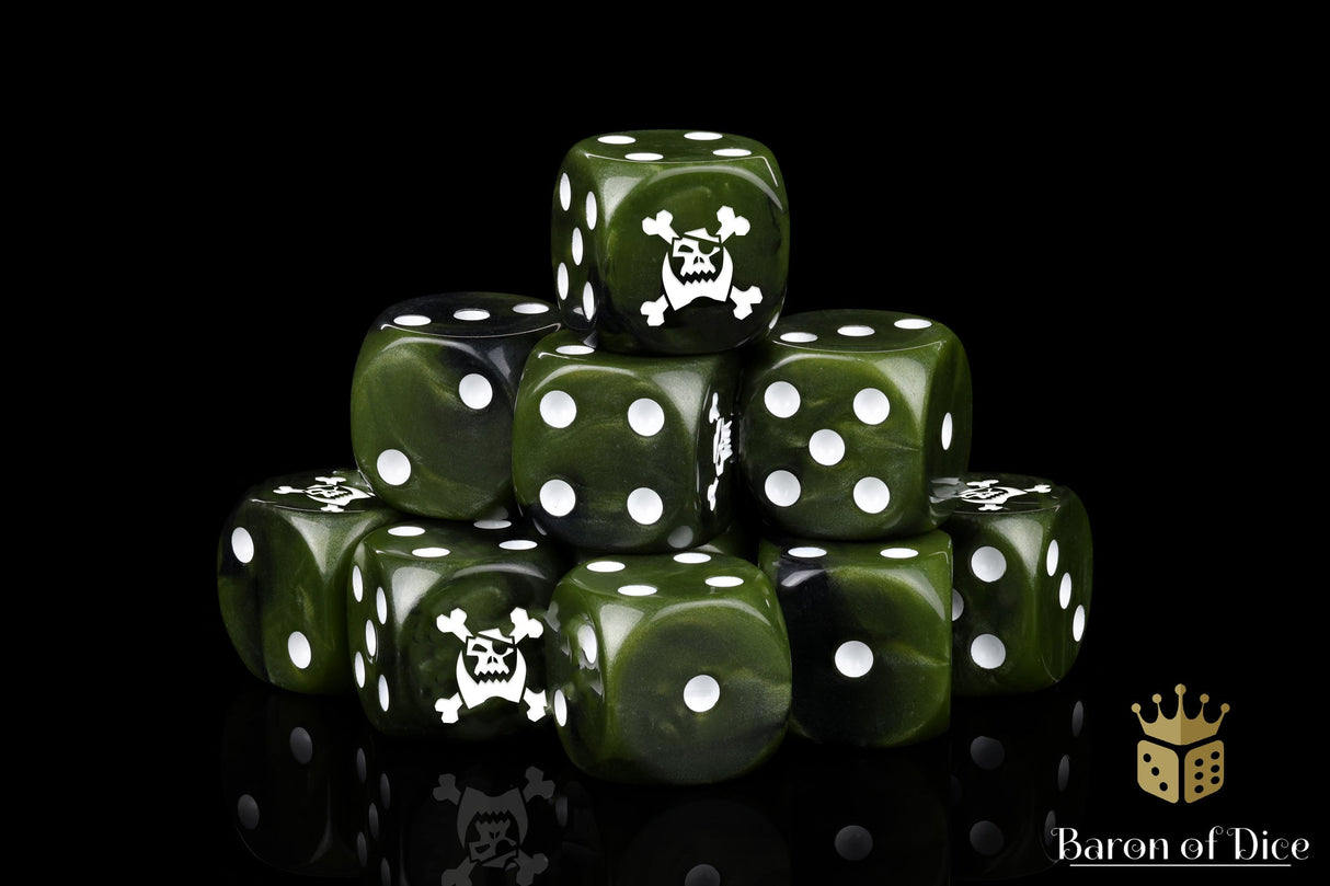 Jolly Orc, 16mm Dice