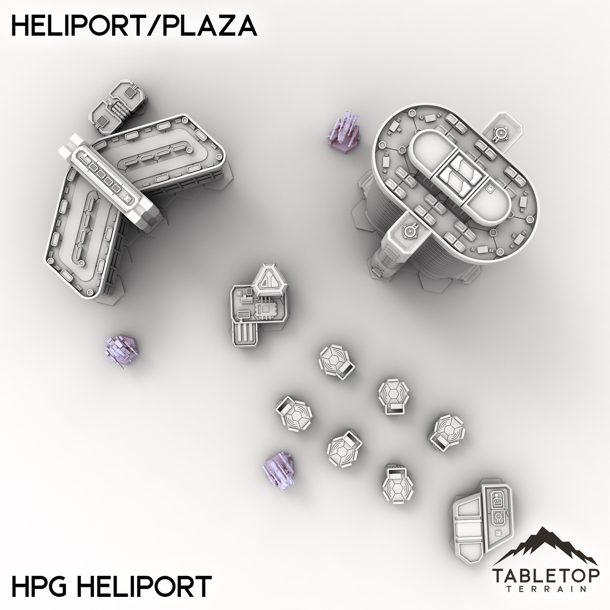 HEXTECH Flüsse und Seen Geländefliesen - 6mm