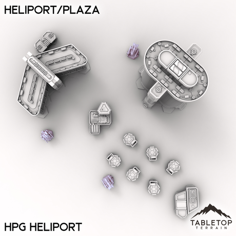 HEXTECH Flüsse und Seen Geländefliesen - 6mm