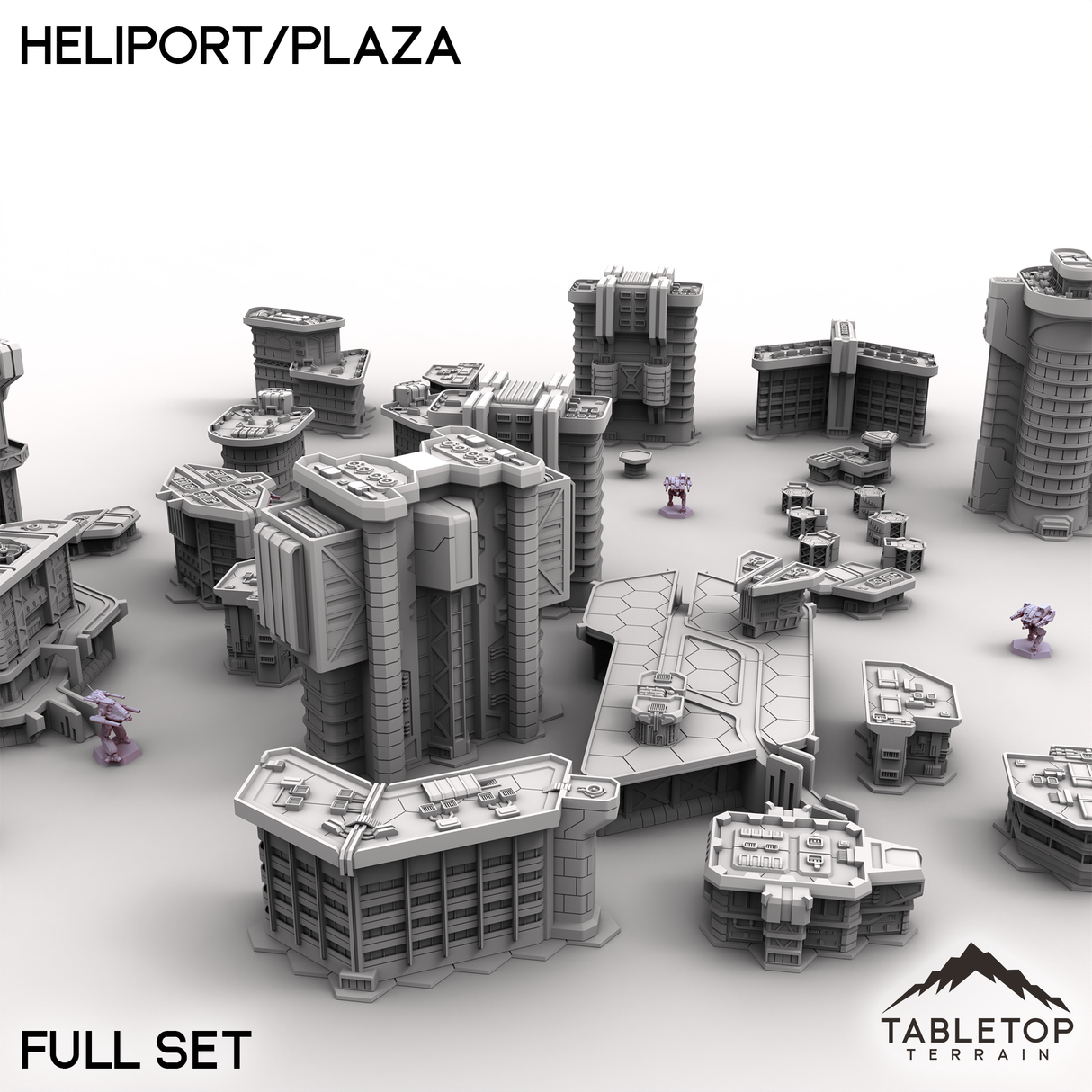 HEXTECH Flüsse und Seen Geländefliesen - 6mm