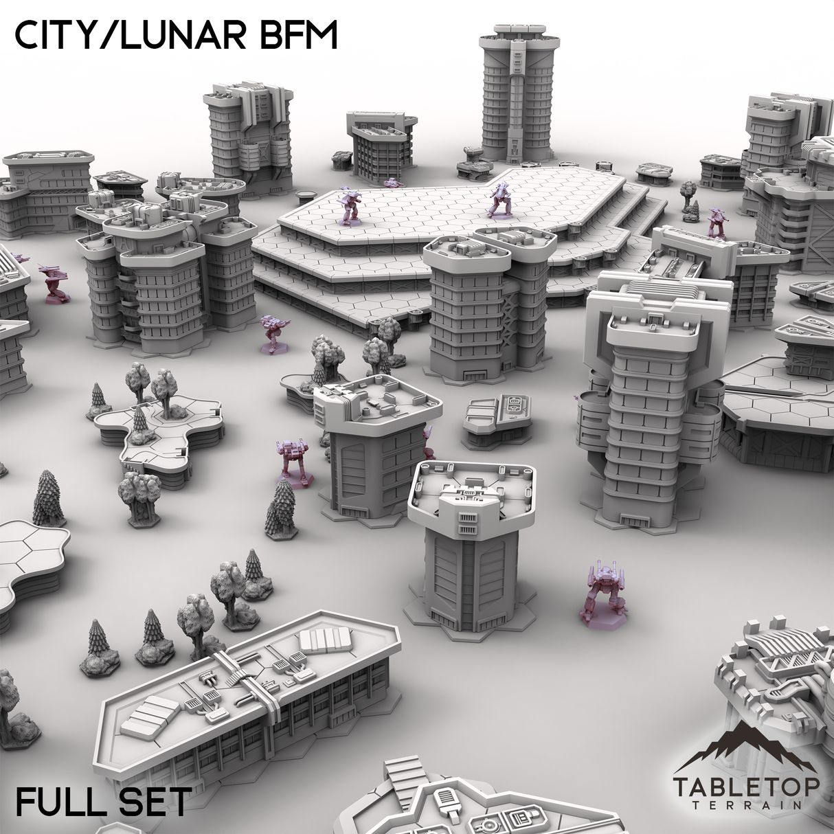 HEXTECH Flüsse und Seen Geländefliesen - 6mm