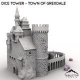 Dice Tower - Town of Grexdale - Fantasy Dice Tower