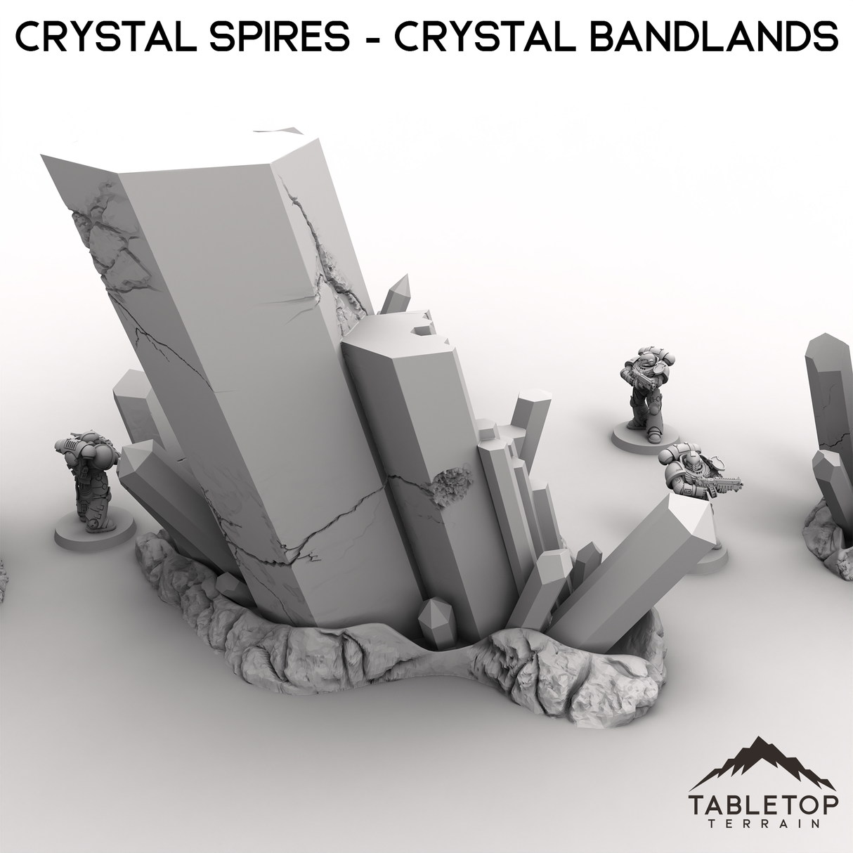 Crystal Spires - Crystal Bandlands