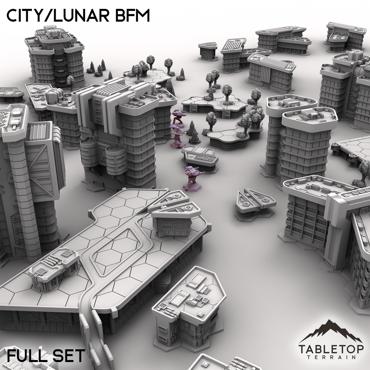 HEXTECH Flüsse und Seen Geländefliesen - 6mm