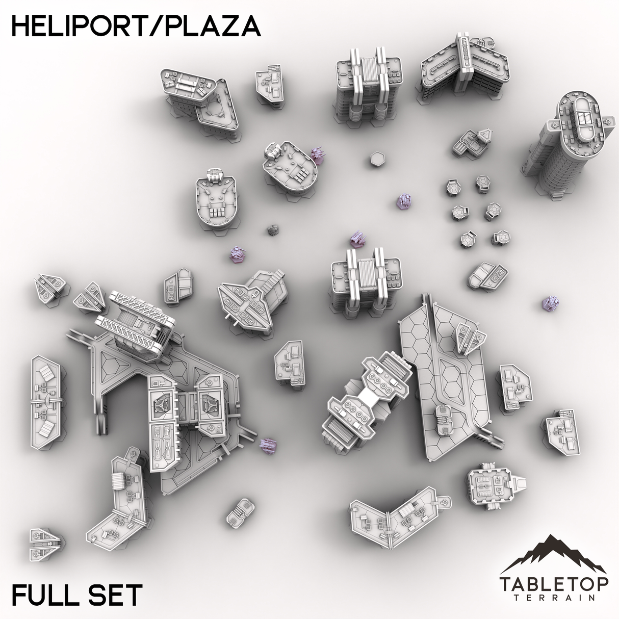 HEXTECH Flüsse und Seen Geländefliesen - 6mm