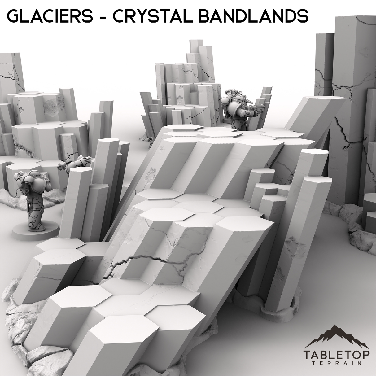 Glaciers - Crystal Bandlands