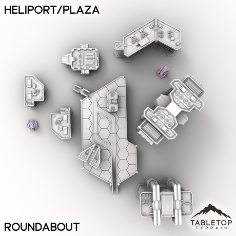 HEXTECH Flüsse und Seen Geländefliesen - 6mm