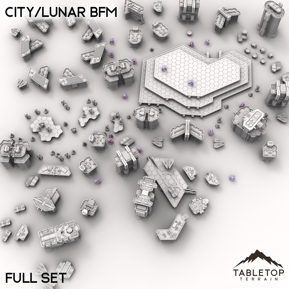 HEXTECH Flüsse und Seen Geländefliesen - 6mm