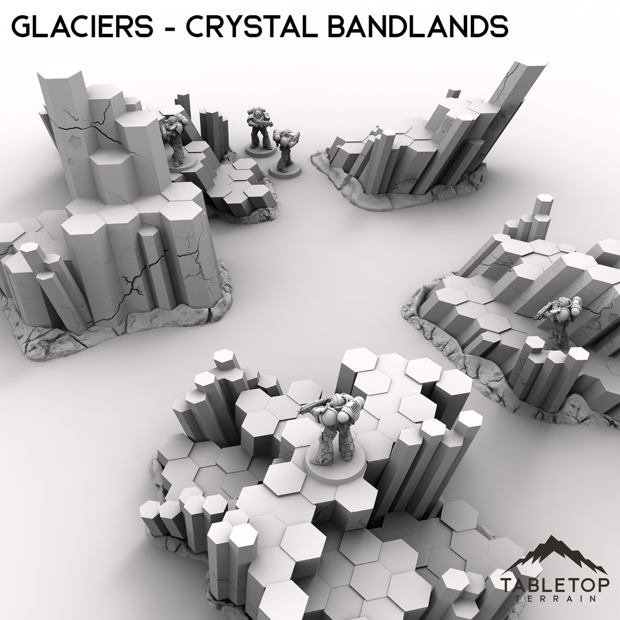 Glaciers - Crystal Bandlands