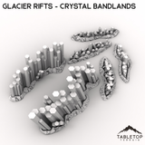 Glacier Rifts - Crystal Bandlands