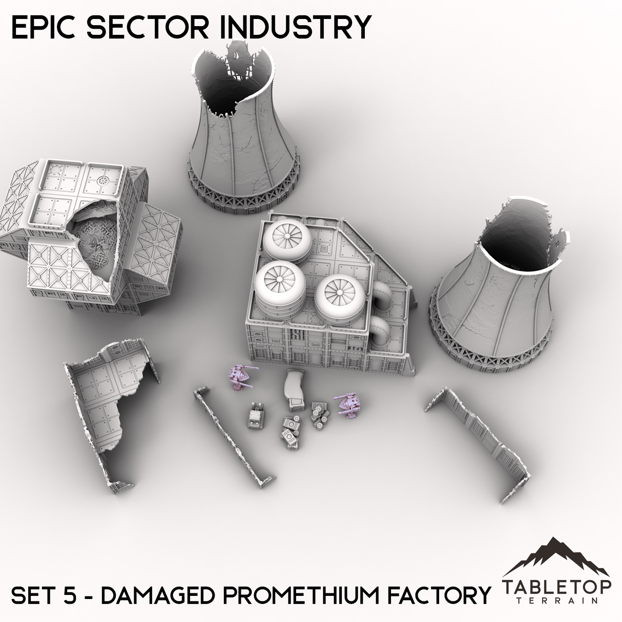 Epic Sector Industry - Set 5 - Damaged Promethium Factory