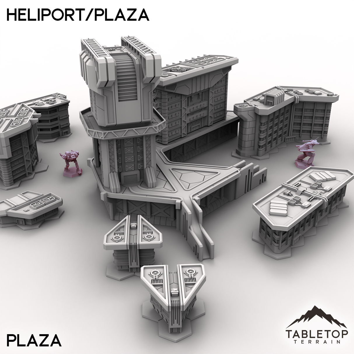 HEXTECH Flüsse und Seen Geländefliesen - 6mm