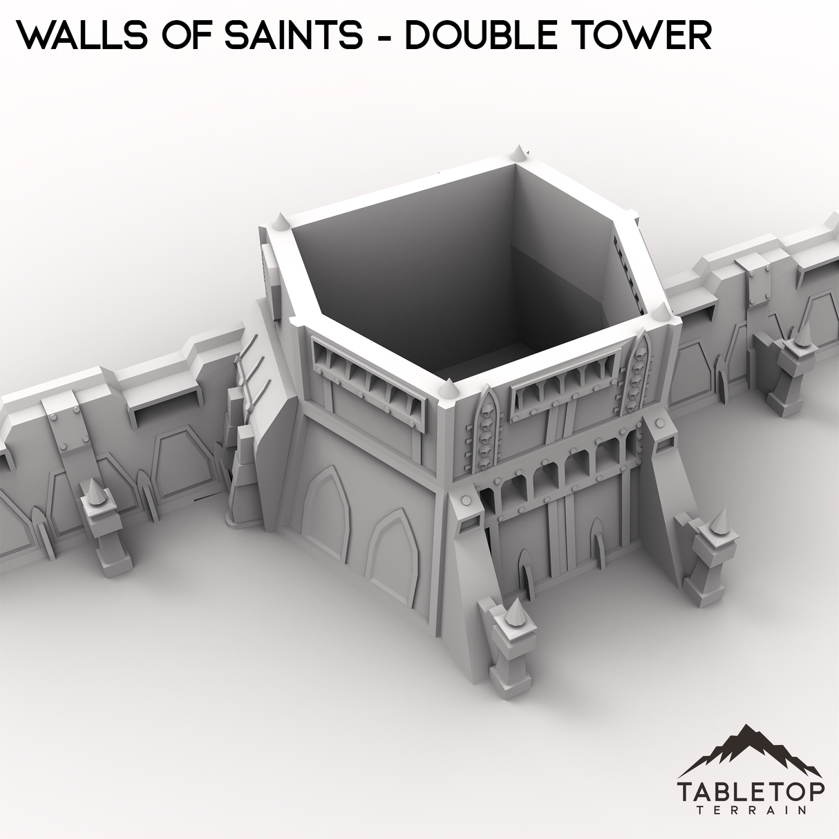 Wall of Saints Double Tower