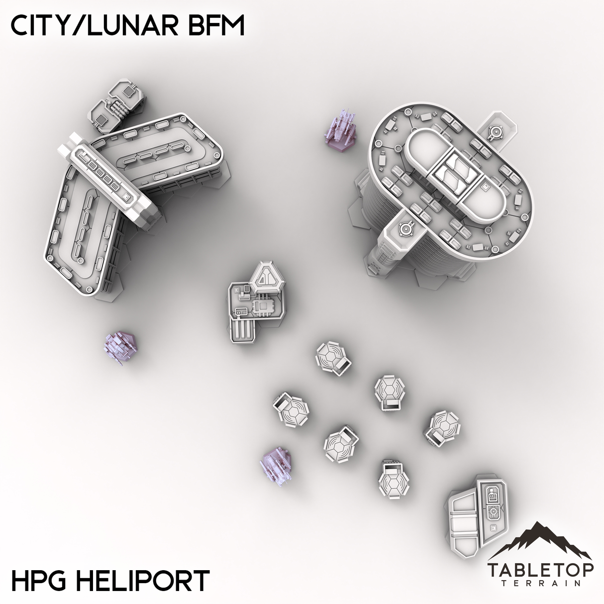HEXTECH Flüsse und Seen Geländefliesen - 6mm