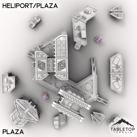 HEXTECH Flüsse und Seen Geländefliesen - 6mm