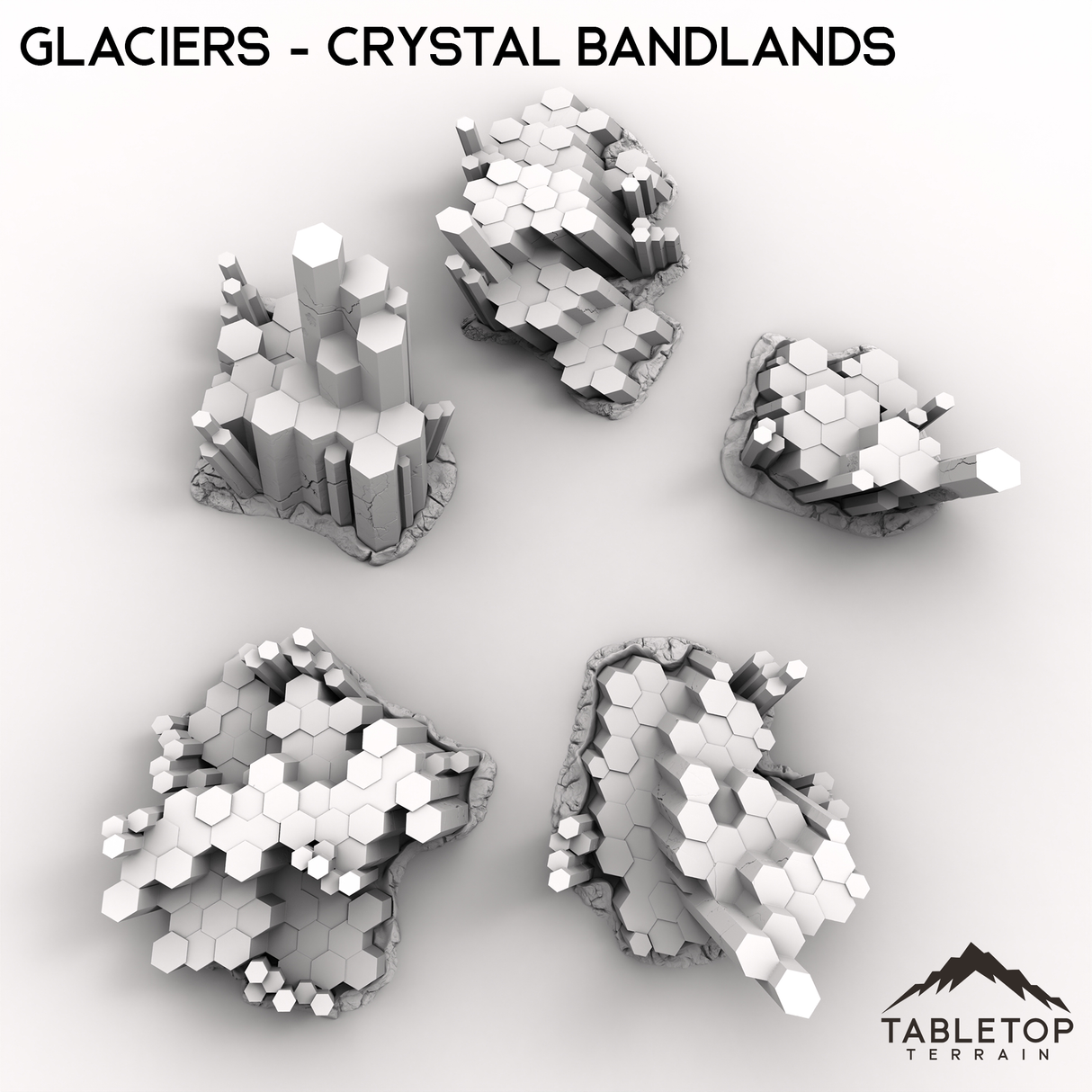 Glaciers - Crystal Bandlands