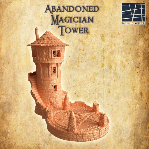 Tabletop Terrain Building Abandoned Magician Tower