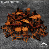Chaos Fort 11e Foldable Tournament Terrain - NextGen Color Black + Copper