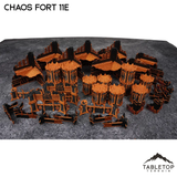 Chaos Fort 11e Foldable Tournament Terrain - NextGen Color Black + Copper
