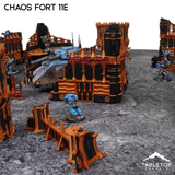 Chaos Fort 11e Foldable Tournament Terrain - NextGen Color Black + Copper