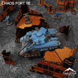 Chaos Fort 11e Foldable Tournament Terrain - NextGen Color Black + Copper
