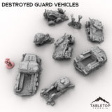 Destroyed Guard Vehicles