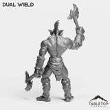 Tabletop Terrain Miniature Troll Tribe Berserker Warrior