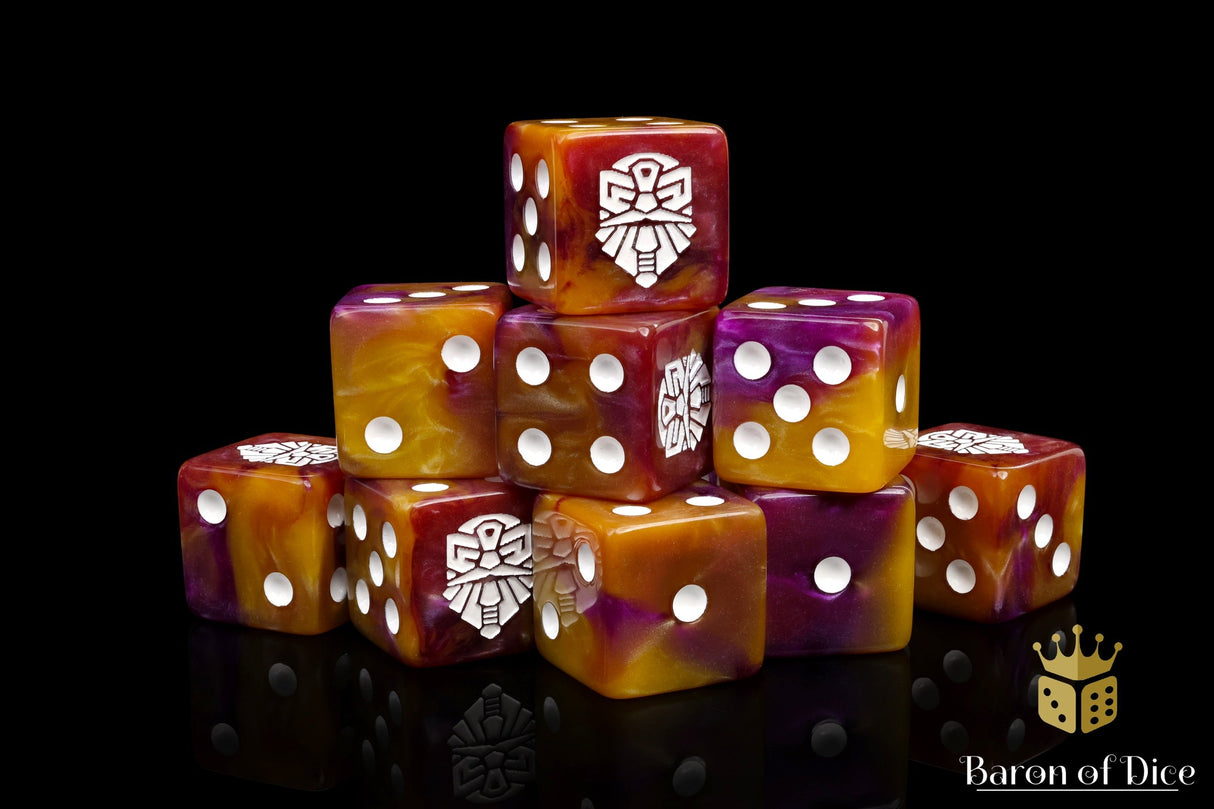 Dwarven Gold 16mm Dice