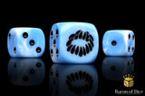 Fanged Maw, Blue Frost 16mm Dice