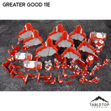 Greater Good 11e Foldable Tournament Terrain - NextGen Color Red + White