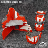 Greater Good 11e Foldable Tournament Terrain - NextGen Color Red + White