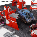 Greater Good 11e Foldable Tournament Terrain - NextGen Color Red + White