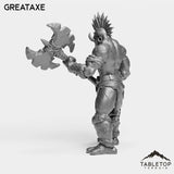 Tabletop Terrain Miniature Troll Tribe Berserker Warrior