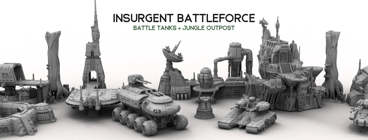 Insurgent Battleforce terrain collection banner