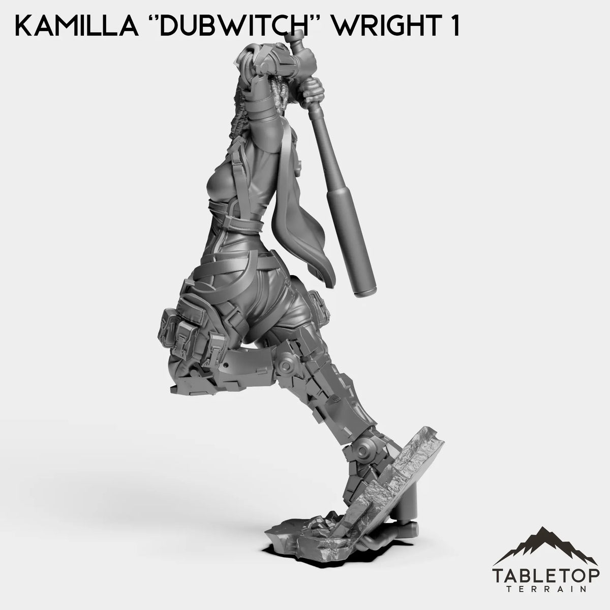 Tabletop Terrain Miniature Kamilla ''DubWitch'' Wright