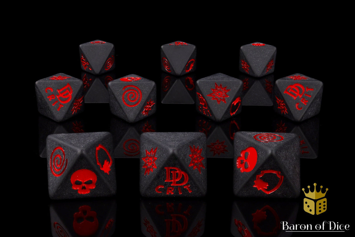 Hells Kitchen, D8 Dice Set