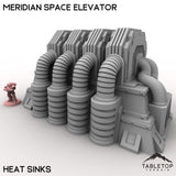Meridian Space Elevator - Heat Sinks