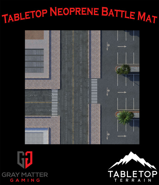 Modern City 1 - Neoprene Battle Mat - Warhammer, AoS, 40K, Kill Team, MCP, Shatterpoint, Legion, More