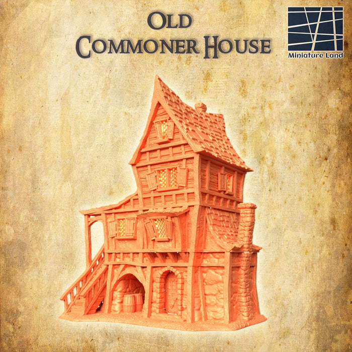 Tabletop Terrain Building Old Commoner House