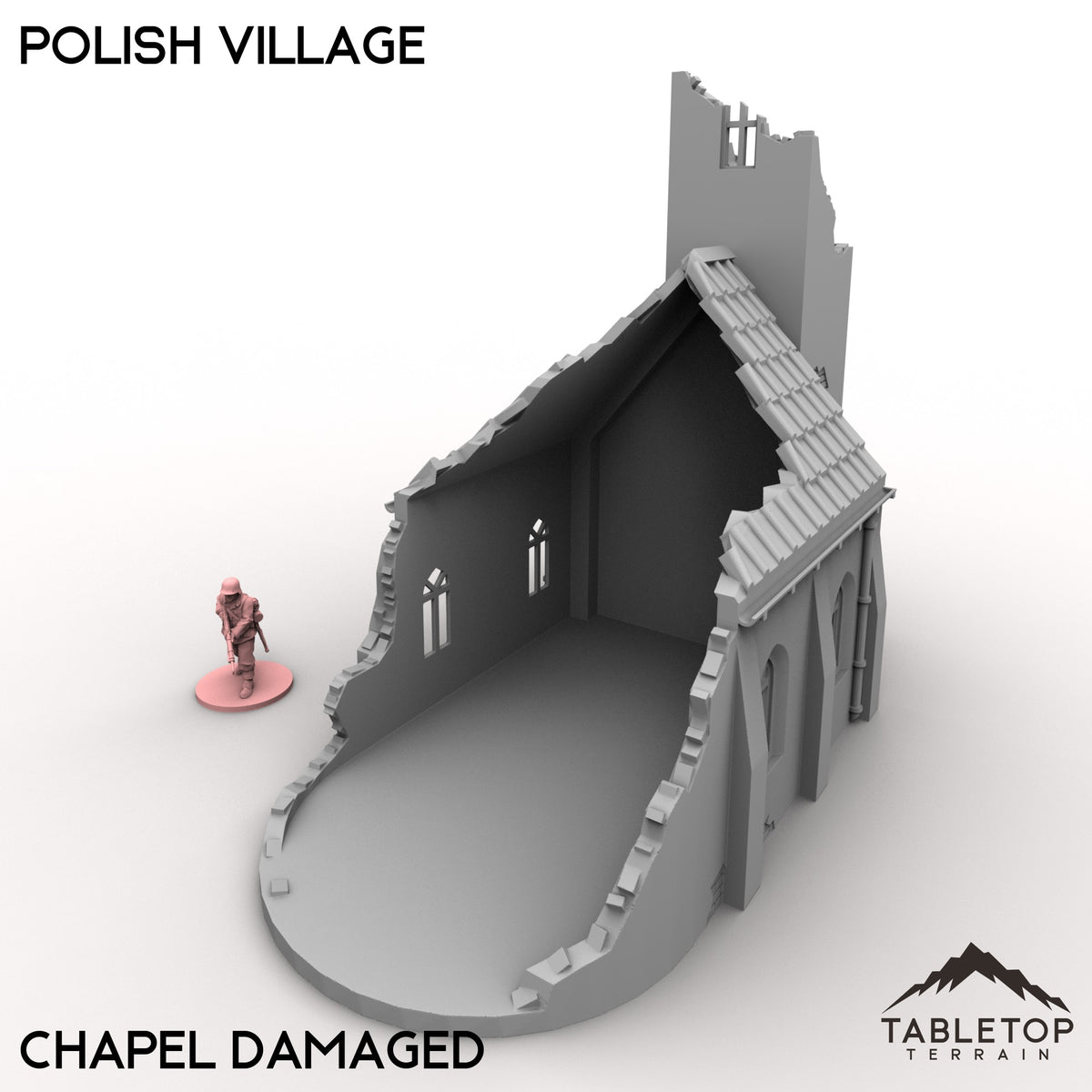 Polish Village - Chapel Damaged