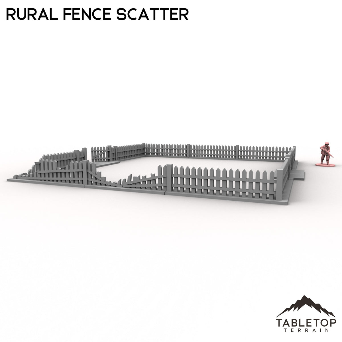 Rural Fence Scatter