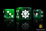 Green Cog, 16mm Dice