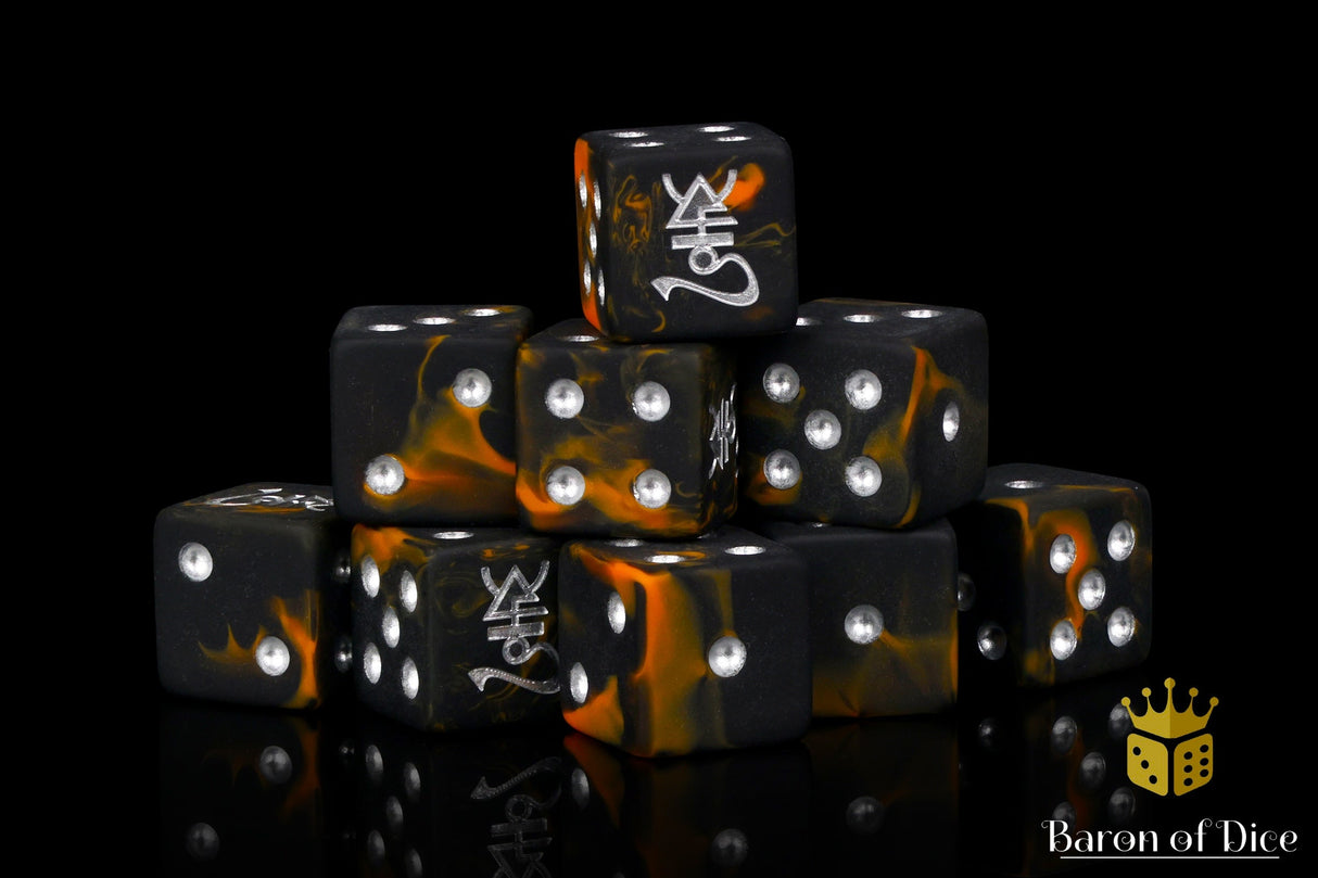 Dark Ones 16mm Dice