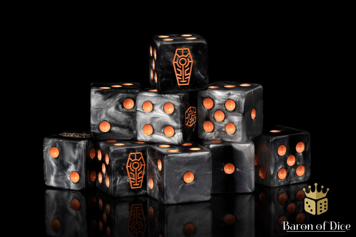 Day of the Dead, Orange Coffin Dice