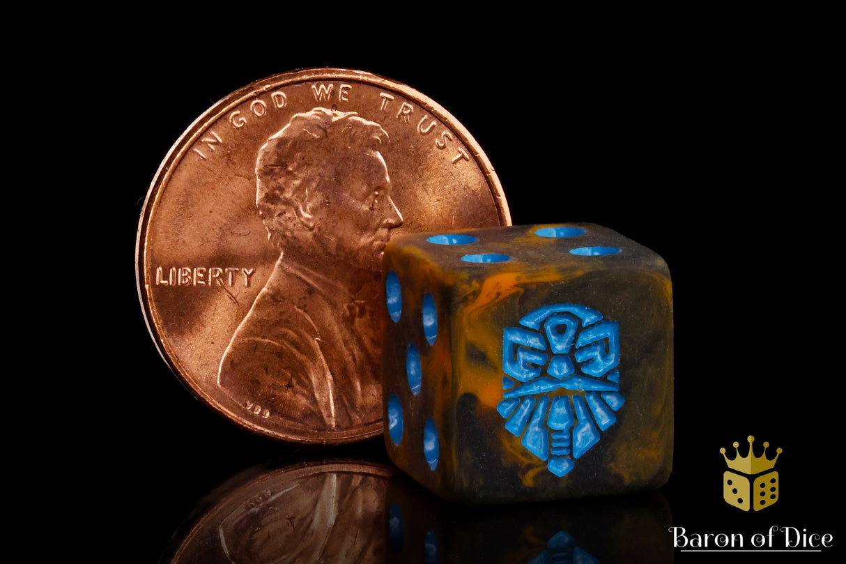 Molten Lava, 16mm Dice