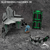 Slumbering Machines 11e Foldable Tournament Terrain - NextGen Color Black + Green