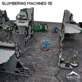 Slumbering Machines 11e Foldable Tournament Terrain - NextGen Color Black + Green